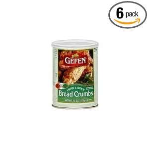 Gefen Breadcrumbs, Plain, 15 Ounce (Pack Grocery & Gourmet Food