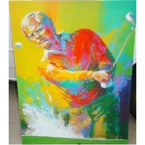  Malcolm Farley Enhanced Remarque JACK NICKLAUS Painting 