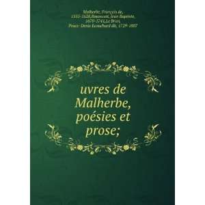    1741,Le Brun, Pouce Denis Ecouchard dit, 1729 1807 Malherbe Books