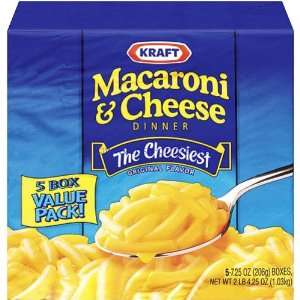 Kraft Macaroni and Cheese, 7.25 Ounce Boxes (Pack of 35)