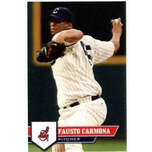 2011 Topps Major League Baseball Sticker #63 Fausto Carmona Cleveland 