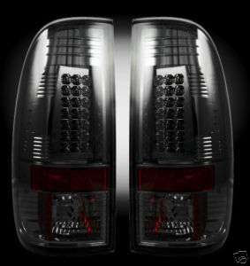 Recon Smoked LED Tail Lights 08+ F250/F350 Super Duty  