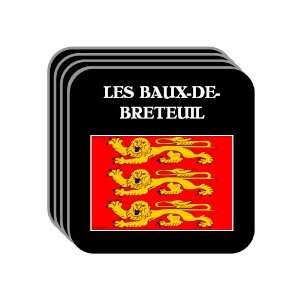   LES BAUX DE BRETEUIL Set of 4 Mini Mousepad Coasters 