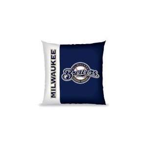   Stitch Pillow Milwaukee Brewers   Team Sports Fan Shop Merchandise
