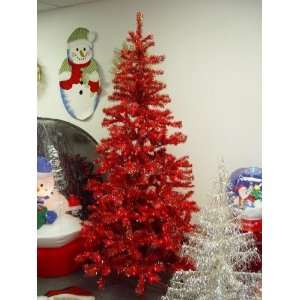  Red Pre lit Lighted Indoor Outdoor Artificial Christmas 