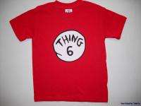 THING 1 2 3 4 DR. SEUSS TEE SHIRT YOUTH SIZES S XL  