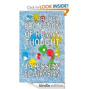   Protection of Human Thought eBook Talessian El Wikosian Kindle Store