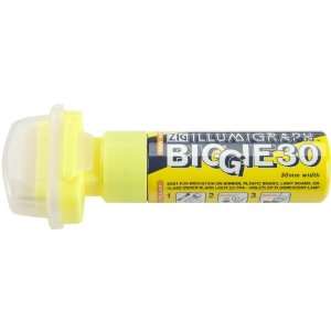  Zig 30mm Illumigraph Biggie Wide Tip Marker, Yellow Arts 