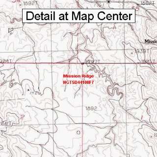  USGS Topographic Quadrangle Map   Mission Ridge, South 