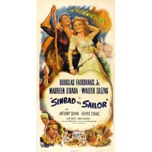  Sinbad the Sailor (1947) 27 x 40 Movie Poster Style D 