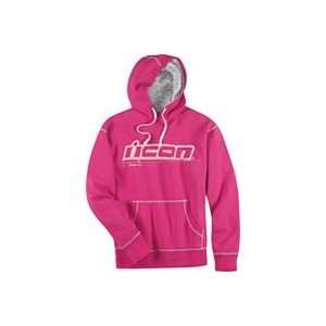  ICON WOMENS COUNTY HOODY (LARGE) (PINK) Automotive