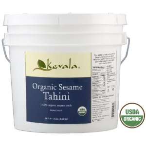 Sesame Organic Tahini Bulk, Kevala, 8 Lb Pail  Grocery 