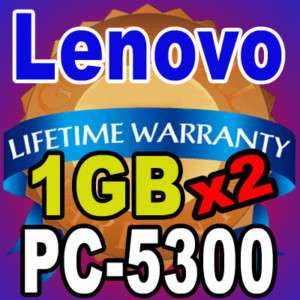 2GB KIT Lenovo ThinkPad R60 R60e R61 T60 T61 RAM Memory  