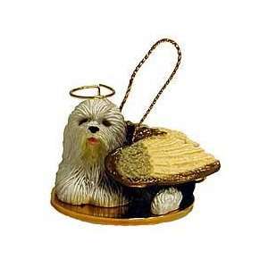  Old English Sheepdog Angel Christmas Ornament
