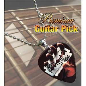  Judas Priest British Steel Premium Guitar Pick Necklace 