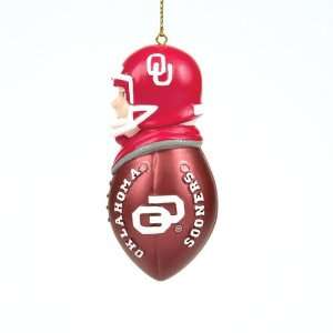  BSS   Oklahoma Sooners NCAA Team Tackler Player Ornament 