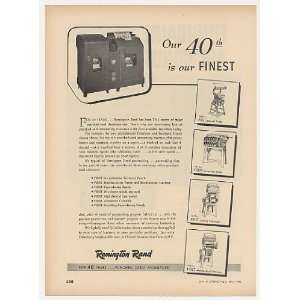   Remington Rand Punched Card Alpha Tabulator Print Ad