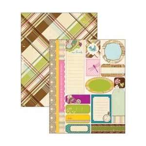   Tabloids Journaling Elements & Borders; 12 Items/Order Arts, Crafts