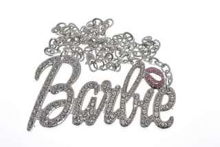 Nicki Minaj Style BARBIE Multi Stone Pendant with 18 Chain  