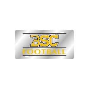 License Plate   BSC LETTERS/LOGO/FOOTBALL SILVER/BLACK/GOLD  