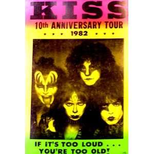  KISS 1982 10th Anniversary Tour Poster Replica Everything 