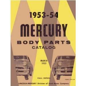  1953 1954 MERCURY Parts Book List Guide Catalog 