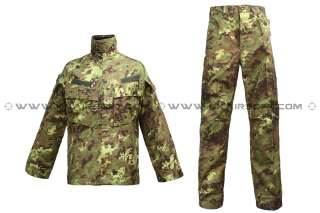 Italian Woodland Camo BDU Velcro Uniform CL 02 IW 01714  