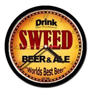  SWEED beer and ale cerveza wall clock 