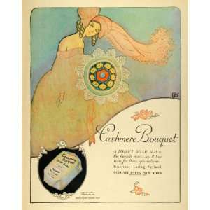  1923 Ad Scented Cashmere Bouquet Toilet Soap Colgate 