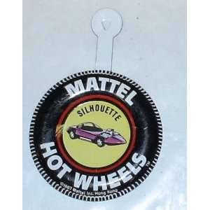  Vintage 1967 Mattel Hot Wheels Badge  Silhouette 