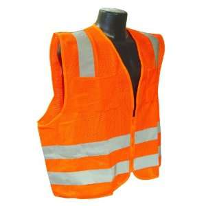  Safety Vest Orange Mesh 2XL