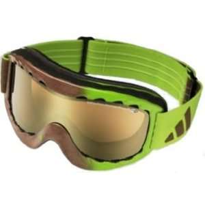  Adidas Sunglasses Burna / Frame Bamboo/Neon Green Lens 