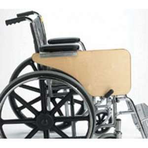  Wheelchair Tray Half Lap Wood Flip Away for Full Arm 
