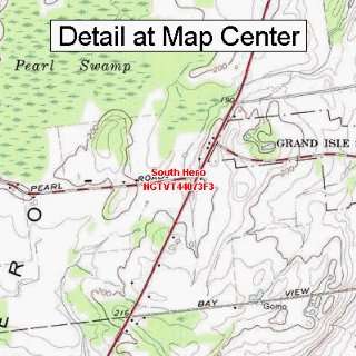   Topographic Quadrangle Map   South Hero, Vermont (Folded/Waterproof