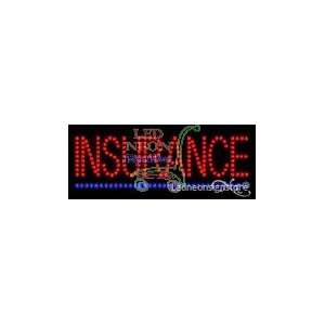  Insurance LED Business Sign 8 Tall x 24 Wide x 1 Deep 