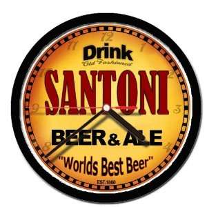  SANTONI beer and ale cerveza wall clock 