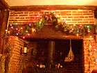 english country house christmas 40 fairy lights inglenook swag garland 