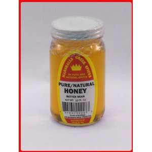 HONEY PURE BUTTER BEAN FLAVORED 12 OZ Grocery & Gourmet Food