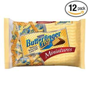 Butterfinger Crisp Mini, 10 Ounce Bags (Pack of 12)  