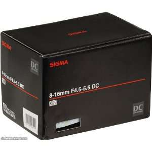  Sigma 8 16mm f/4.5 5.6 DC HSM FLD AF Ultra Wide Zoom Lens 
