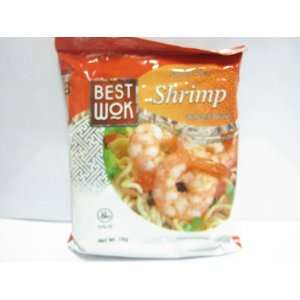 Best Wok Instant Noodle Shrimp Flavour 75 G.  Grocery 