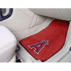  Los Angeles Angels 2 piece Carpeted Car Mats 18x27 