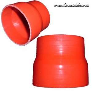  Silicone Reducer, 4.0 to 3.0   Red