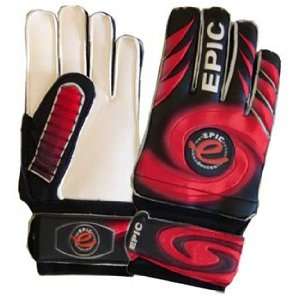  SALE Swirl (Finger Protected) Soccer Goalie Gloves RED 