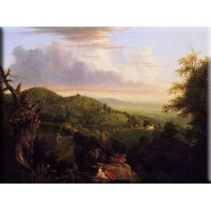 View of Monte Video, Seat of Daniel Wadsworth, Esq. 16x12 