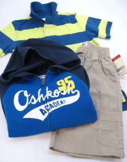   OSHKOSH NEW NWT LOT CLOTHES SPRING SUMMER SHORTS SHIRTS POLO  