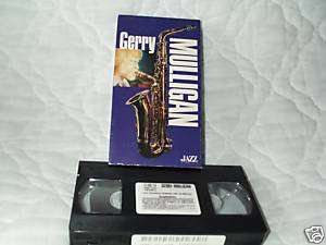 GERRY MULLIGAN LIVE FROM THE NEWPORT JAZZ FESTIVAL VHS  