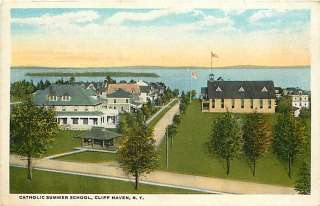 NY CLIFF HAVEN CATHOLIC SUMMER SCHOOL CIRCA 1915 T73619  