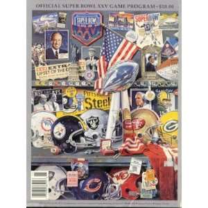 1991 Super Bowl XXV Program   Giants / Bills  Sports 