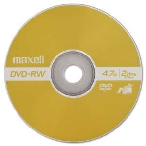  Maxell DVD RW Discs MAX635123 Electronics